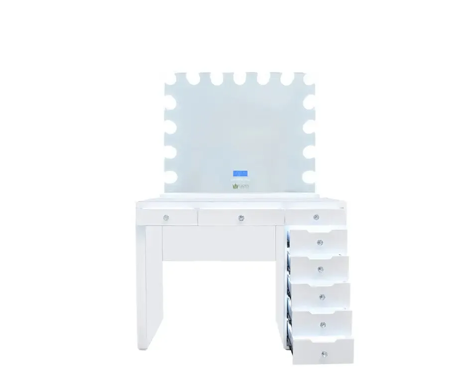 Lily Hollywood Makeup Vanity Station - White