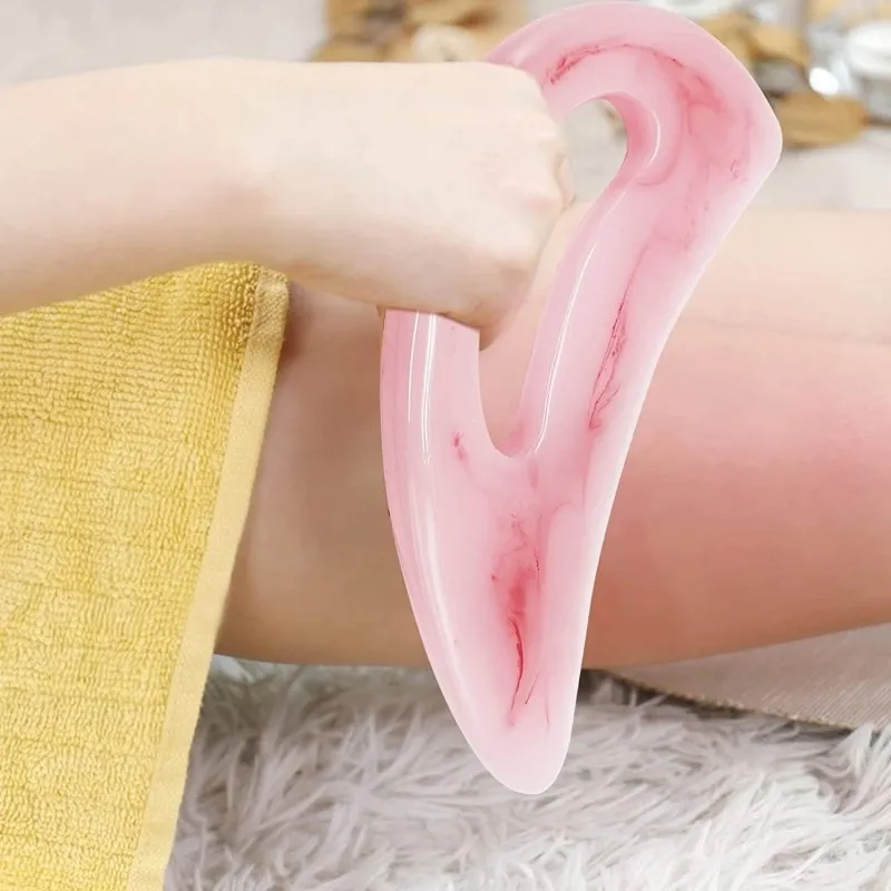 LONTOM Body Gua Sha Massage Tool, Large Lymphatic Drainage Massager Cellulite Massager, Full Body Gua Sha Scraping Muscle Relaxation and Pain Relief for Women Men Back Neck Leg Face