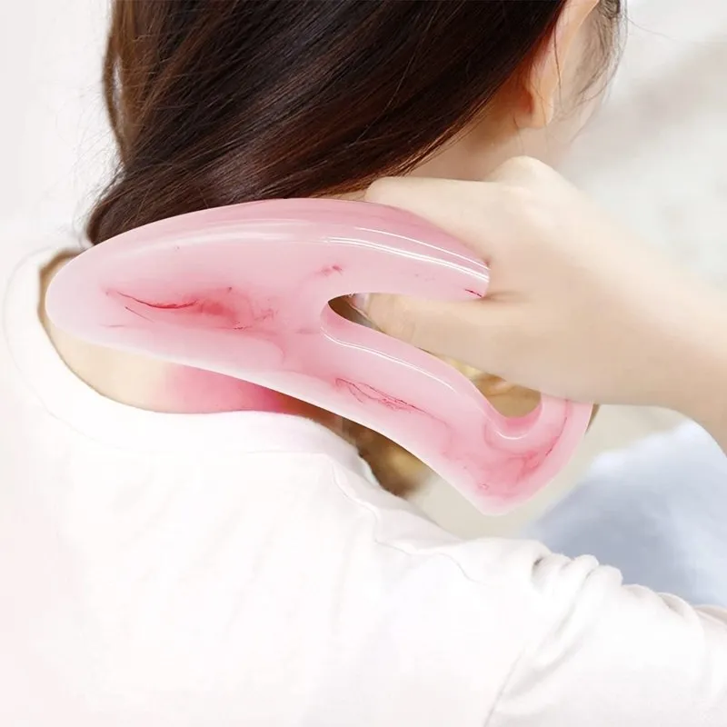 LONTOM Body Gua Sha Massage Tool, Large Lymphatic Drainage Massager Cellulite Massager, Full Body Gua Sha Scraping Muscle Relaxation and Pain Relief for Women Men Back Neck Leg Face