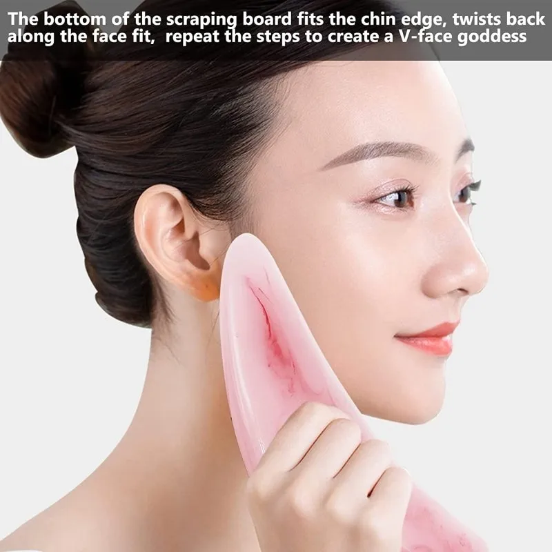 LONTOM Body Gua Sha Massage Tool, Large Lymphatic Drainage Massager Cellulite Massager, Full Body Gua Sha Scraping Muscle Relaxation and Pain Relief for Women Men Back Neck Leg Face
