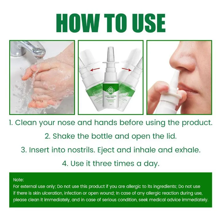 LungNourish™ Organic Herbal Lung Detox Nasal Spray