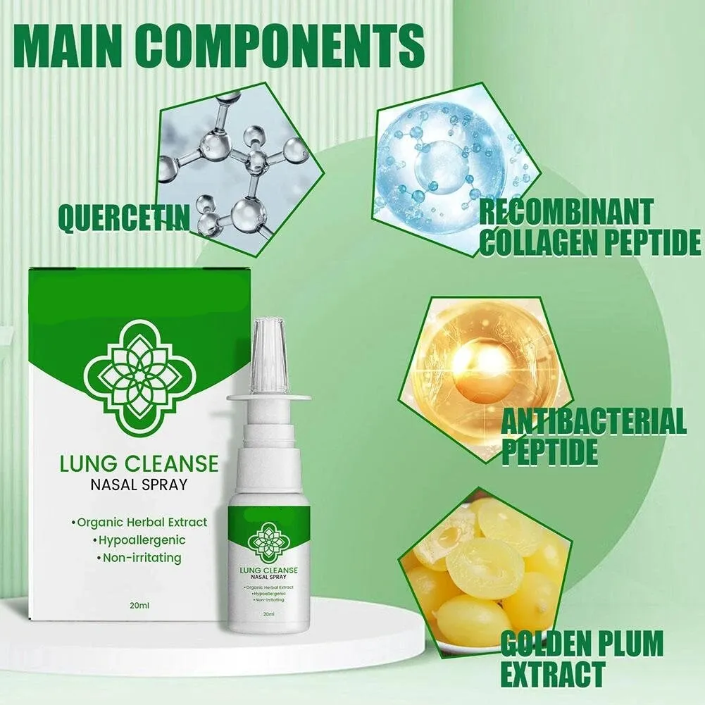 LungNourish™ Organic Herbal Lung Detox Nasal Spray