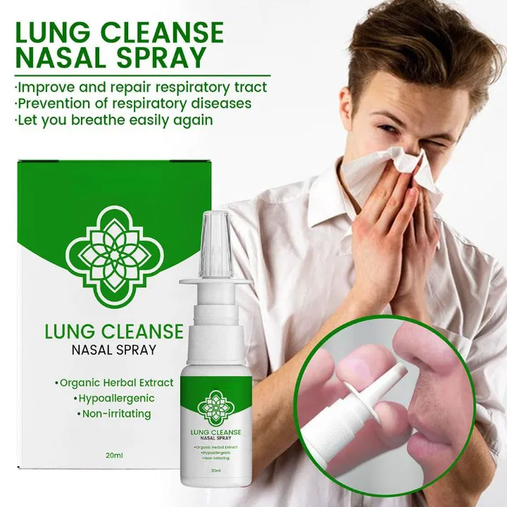LungNourish™ Organic Herbal Lung Detox Nasal Spray