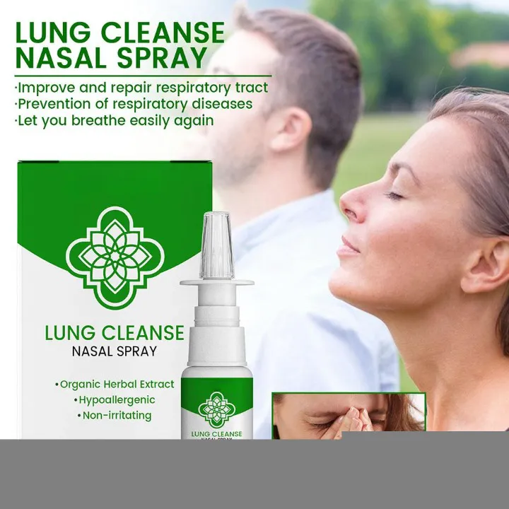 LungNourish™ Organic Herbal Lung Detox Nasal Spray