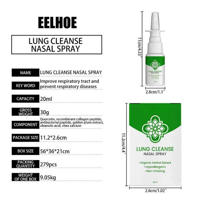 LungNourish™ Organic Herbal Lung Detox Nasal Spray