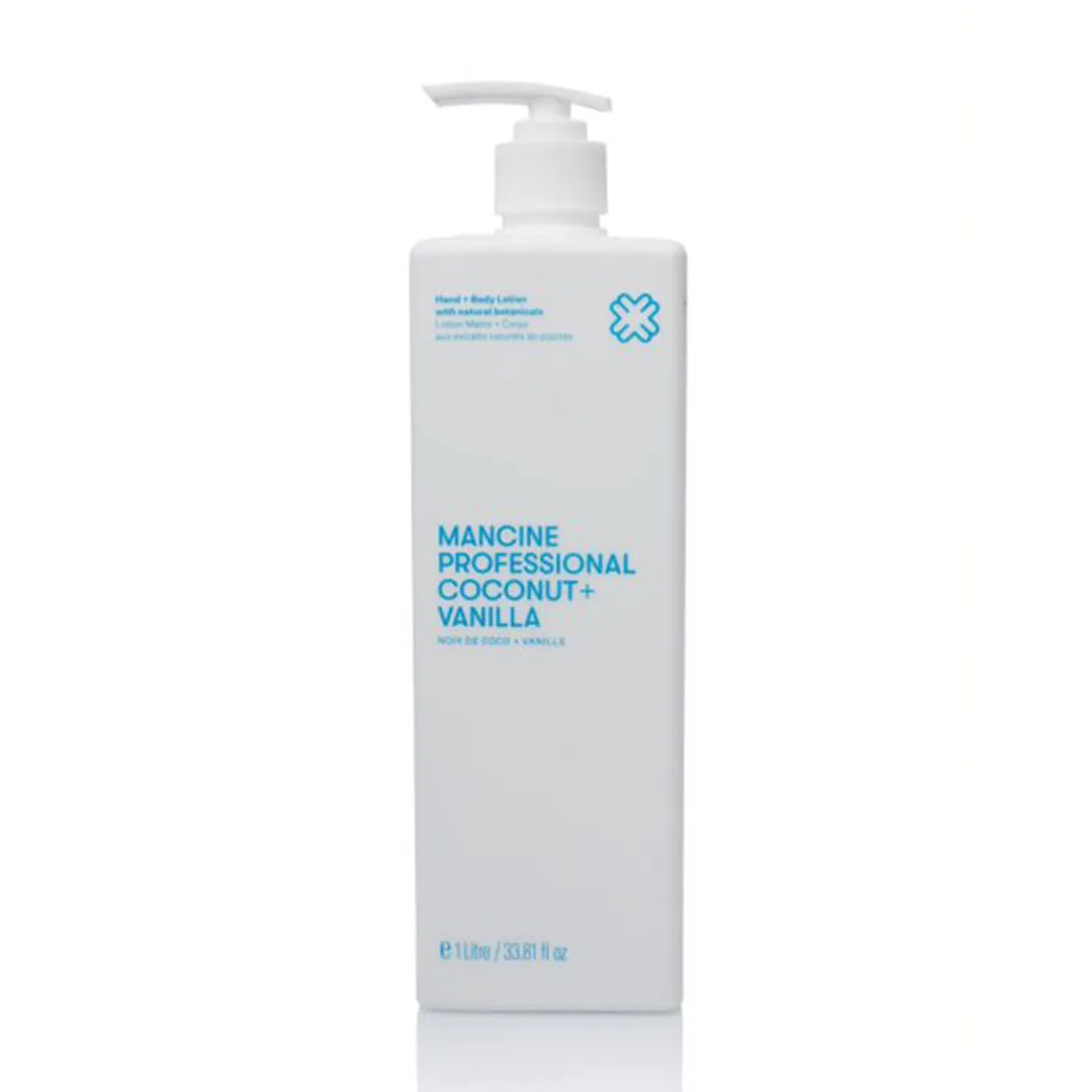 Mancine Hand & Body Lotion Coconut & Vanilla 1 Litre