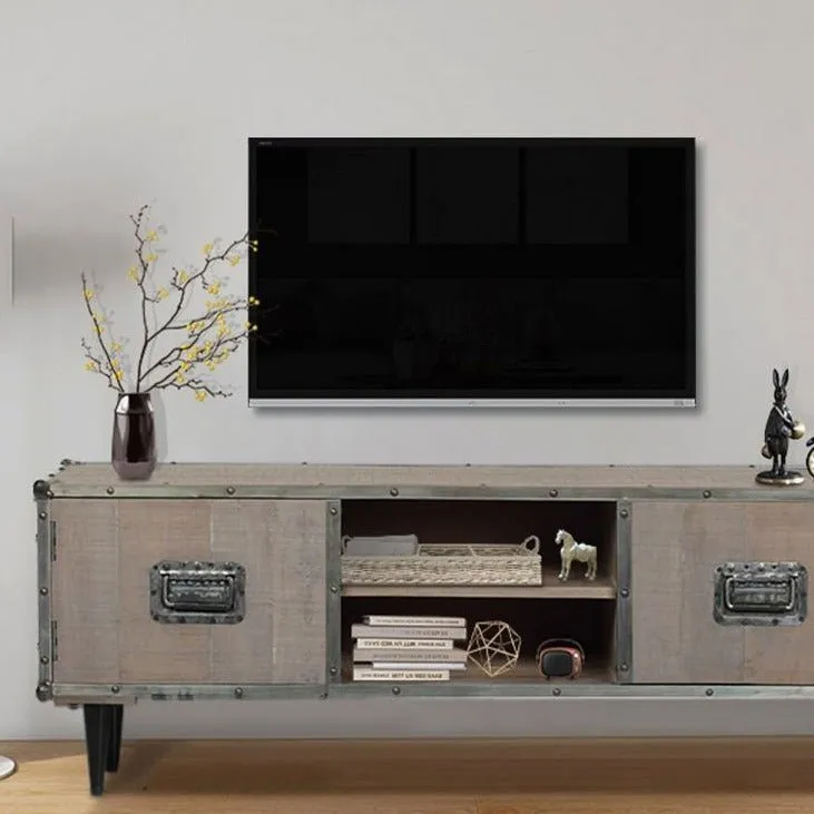 MangoLuxe TV Stand for 55 Inch TV, Modern Entertainment Center with Storage Cabinet,TV Console Table for Living Room, Bedroom,Rray
