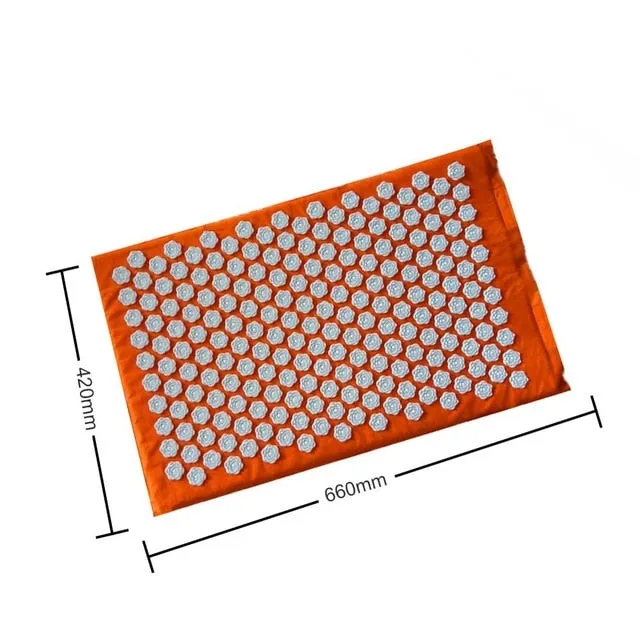 Massager Cushions Lotus Acupressure Mats Pillow Yoga Mats Relieve Back Pain Spike Mat Head Neck Foot Anti-stress Needle Massager