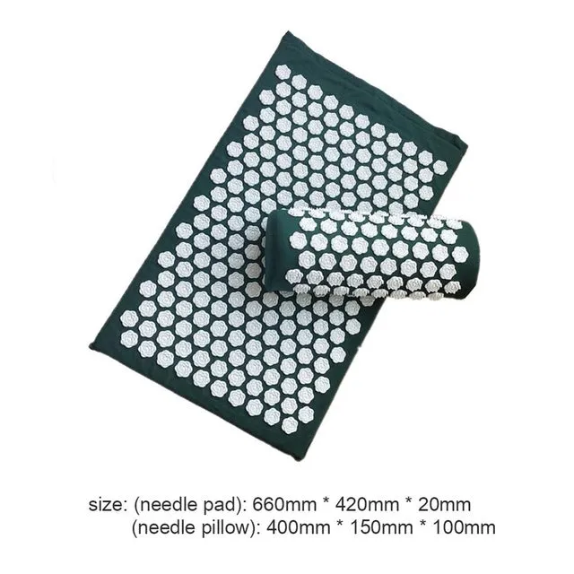 Massager Cushions Lotus Acupressure Mats Pillow Yoga Mats Relieve Back Pain Spike Mat Head Neck Foot Anti-stress Needle Massager