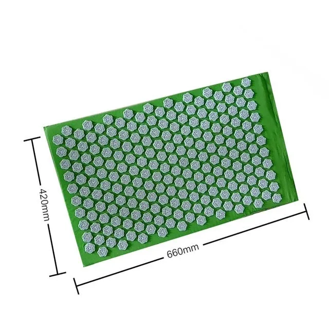 Massager Cushions Lotus Acupressure Mats Pillow Yoga Mats Relieve Back Pain Spike Mat Head Neck Foot Anti-stress Needle Massager