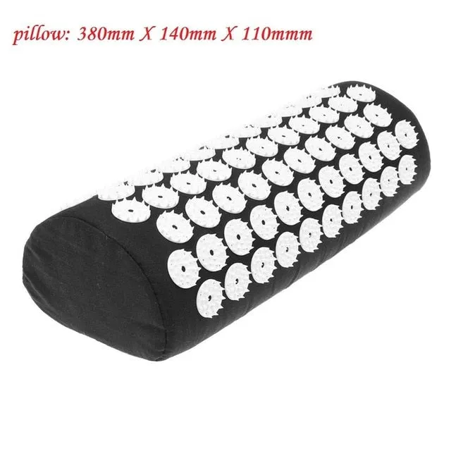Massager Cushions Lotus Acupressure Mats Pillow Yoga Mats Relieve Back Pain Spike Mat Head Neck Foot Anti-stress Needle Massager