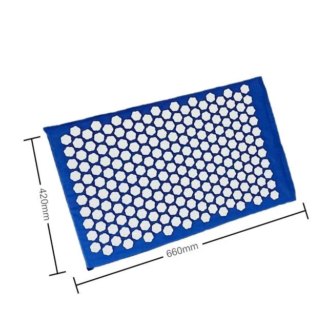 Massager Cushions Lotus Acupressure Mats Pillow Yoga Mats Relieve Back Pain Spike Mat Head Neck Foot Anti-stress Needle Massager