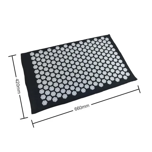 Massager Cushions Lotus Acupressure Mats Pillow Yoga Mats Relieve Back Pain Spike Mat Head Neck Foot Anti-stress Needle Massager