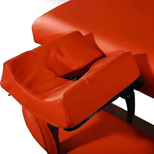 Master Massage Santana Memory Foam Portable Massage Table Package, Mountain Red, 31 Inch