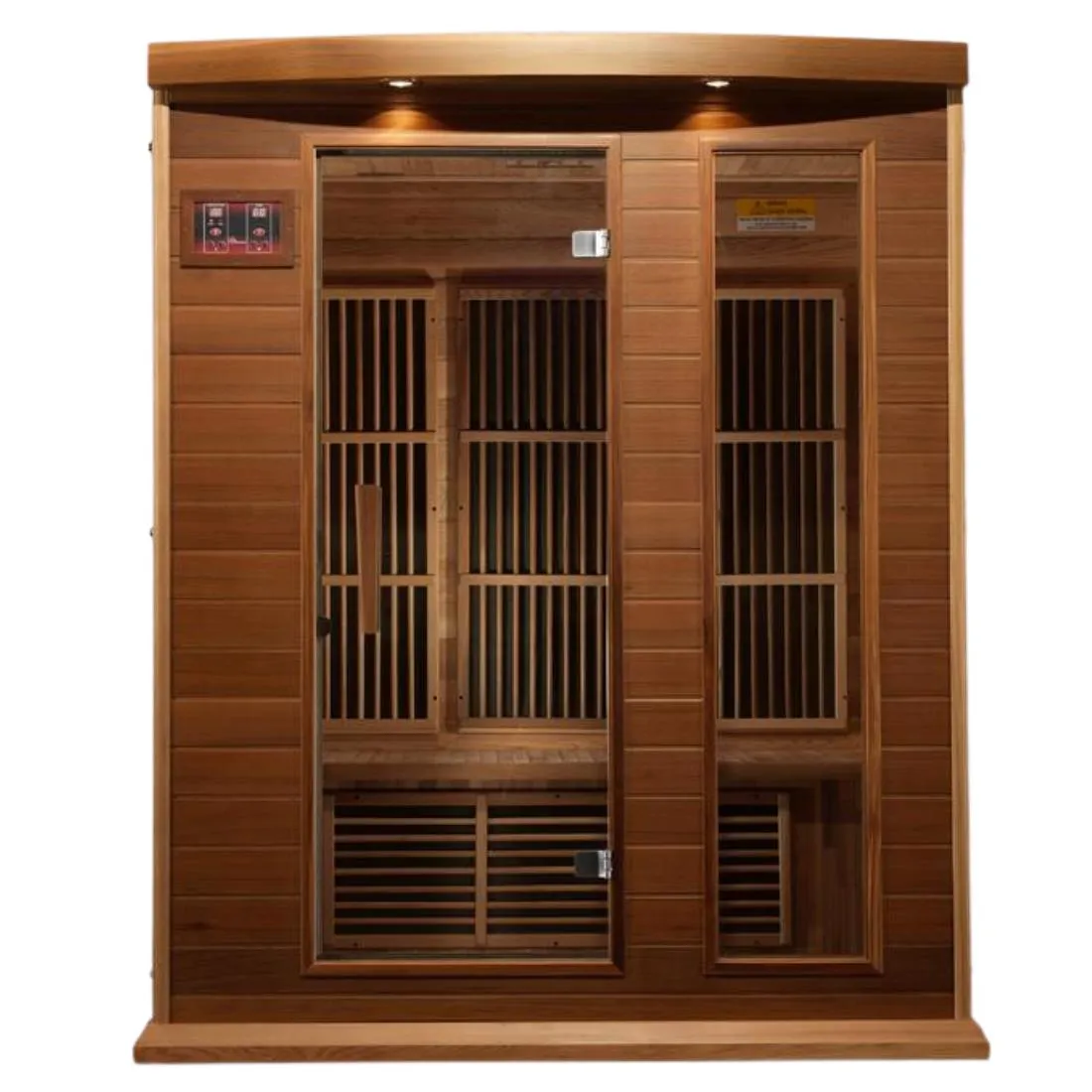 Maxxus "Montilemar Edition" 3 Person Near Zero EMF FAR Infrared Sauna,  MX-K306-01-ZF CED