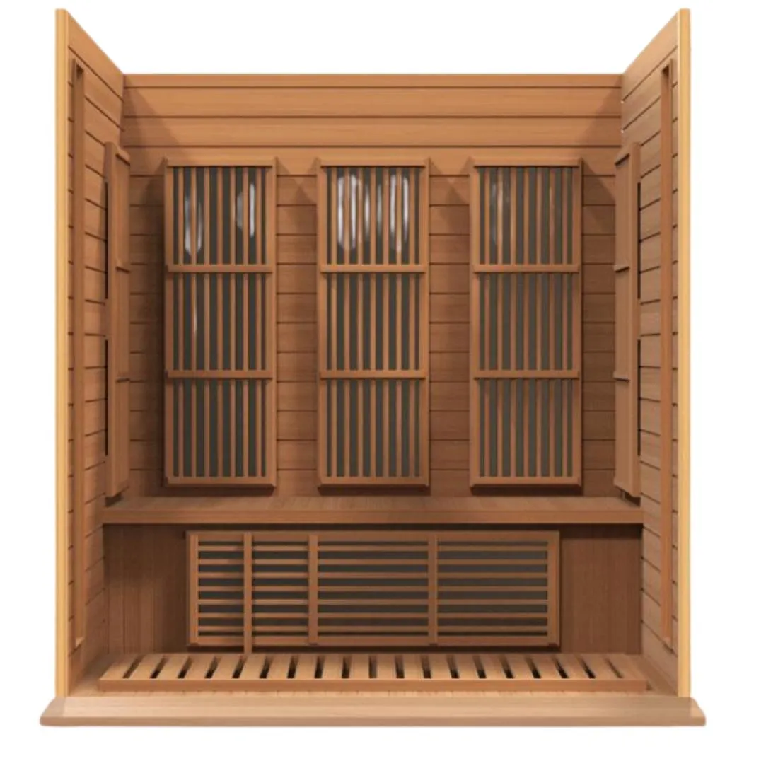 Maxxus "Montilemar Edition" 3 Person Near Zero EMF FAR Infrared Sauna,  MX-K306-01-ZF CED