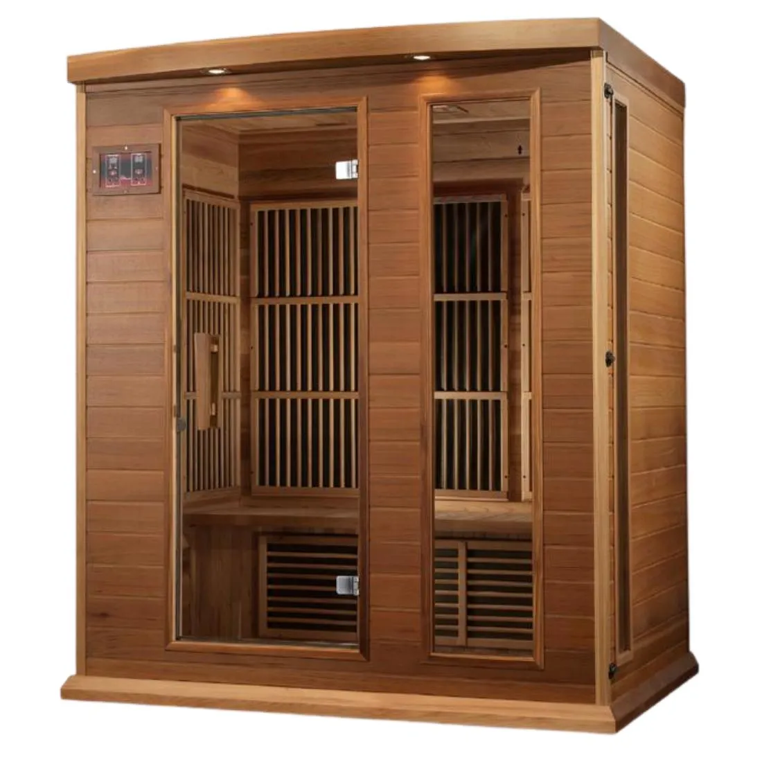 Maxxus "Montilemar Edition" 3 Person Near Zero EMF FAR Infrared Sauna,  MX-K306-01-ZF CED