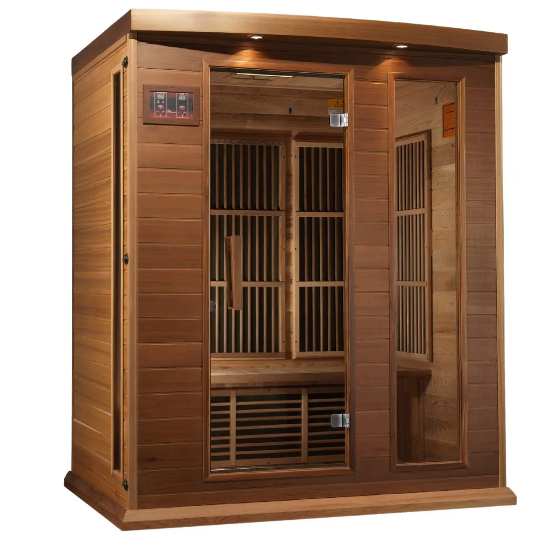 Maxxus "Montilemar Edition" 3 Person Near Zero EMF FAR Infrared Sauna,  MX-K306-01-ZF CED