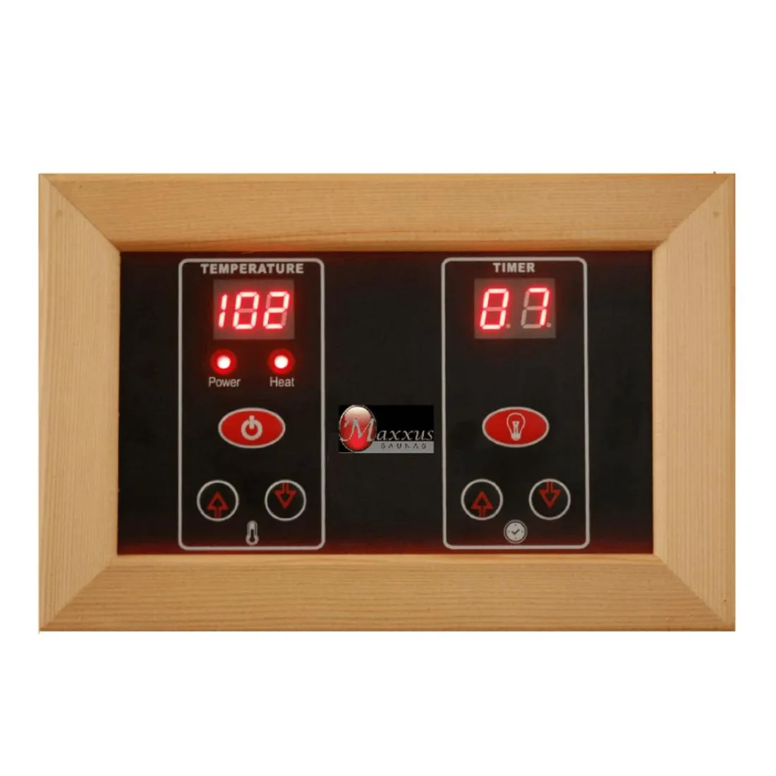 Maxxus "Seattle Edition" 2 Person Low EMF FAR Infrared Sauna, MX-J206-01