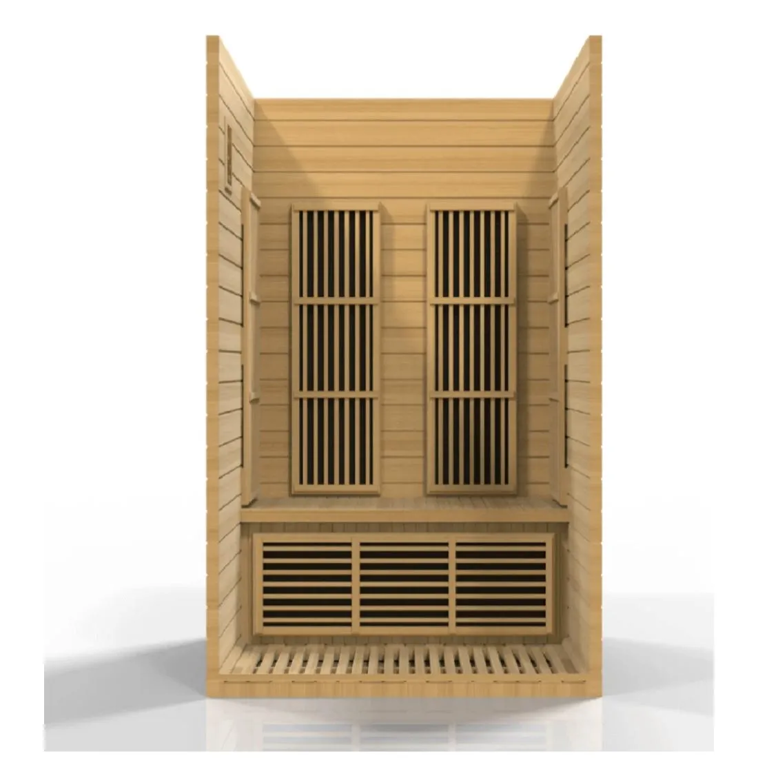 Maxxus "Seattle Edition" 2 Person Low EMF FAR Infrared Sauna, MX-J206-01