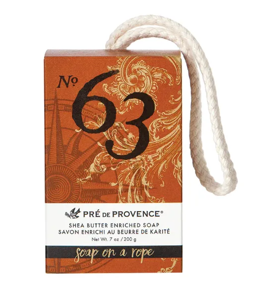 Mens '63' Soap On A Rope