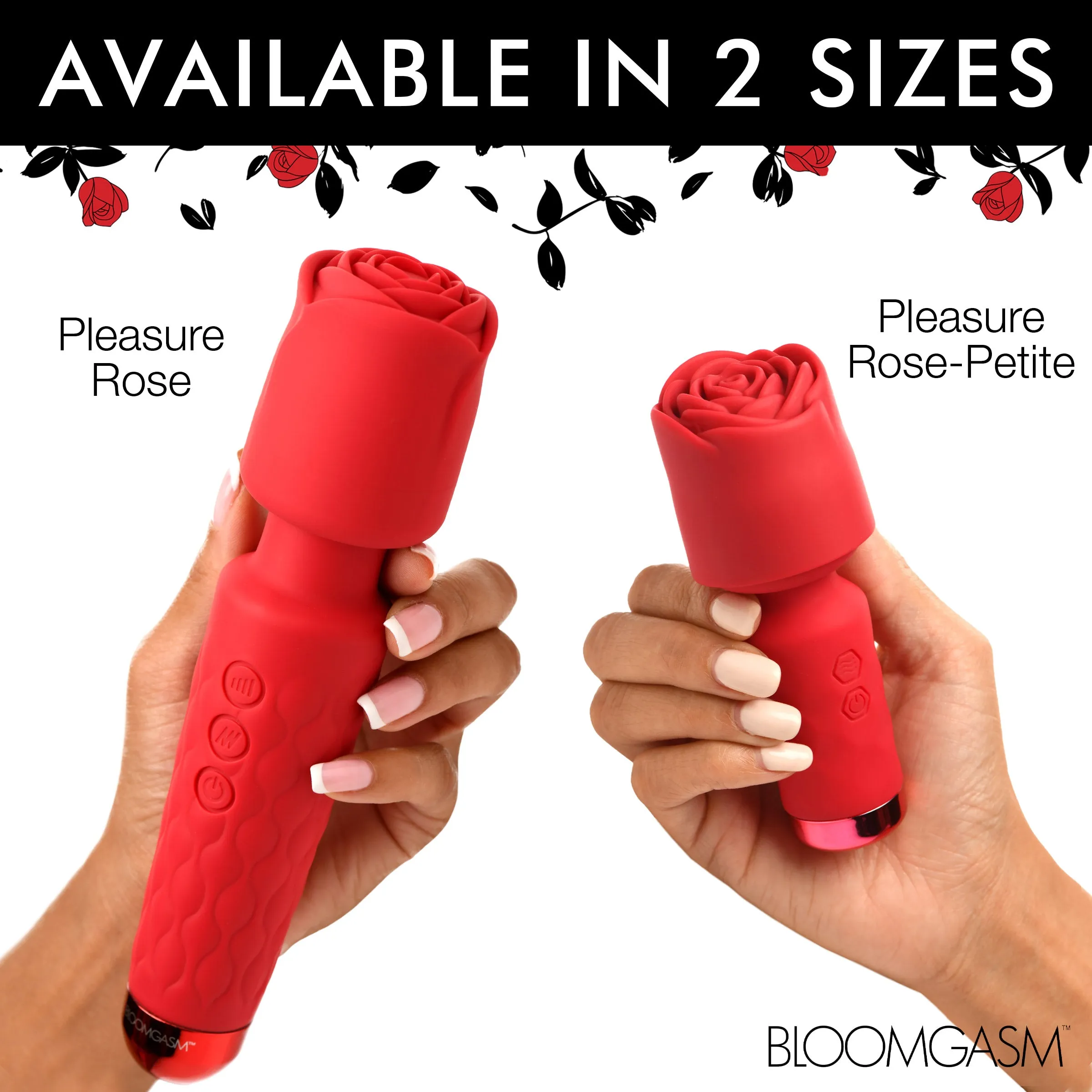 Mini Pleasure Rose-Petite Silicone Rose Wand
