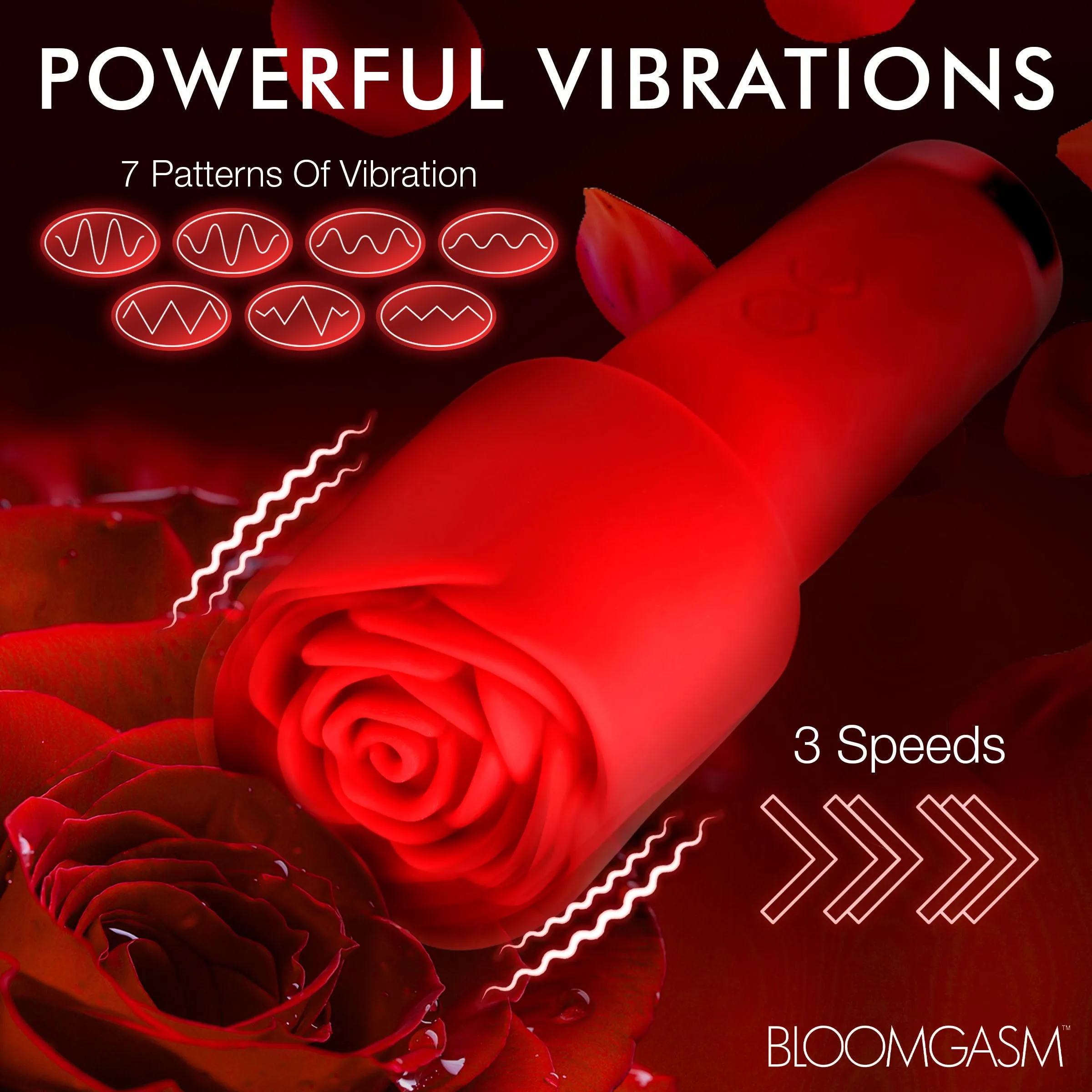 Mini Pleasure Rose-Petite Silicone Rose Wand