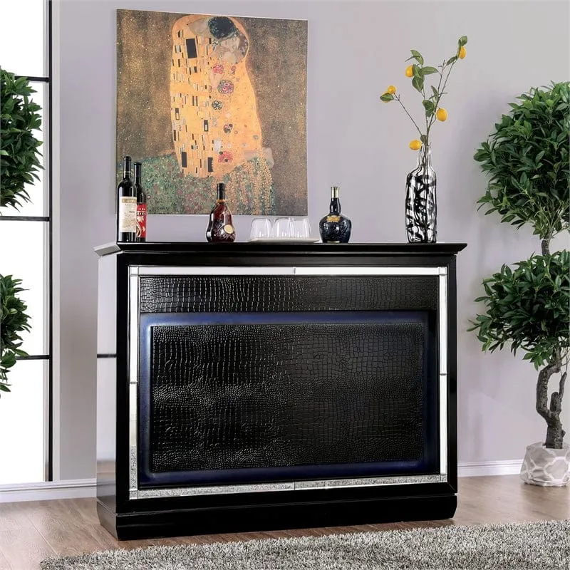 Morgana Contemporary Wine Cabinet 3-Drawer Bar Table