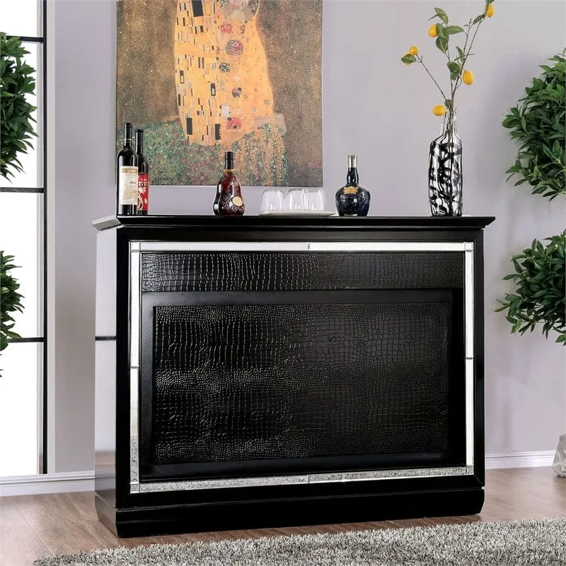 Morgana Contemporary Wine Cabinet 3-Drawer Bar Table