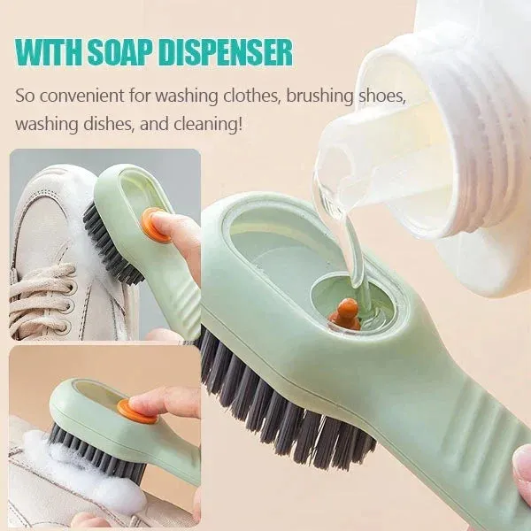 Multifunctional Scrubbing Brush With Soap Dispenser (Buy1 Get 1 Free)