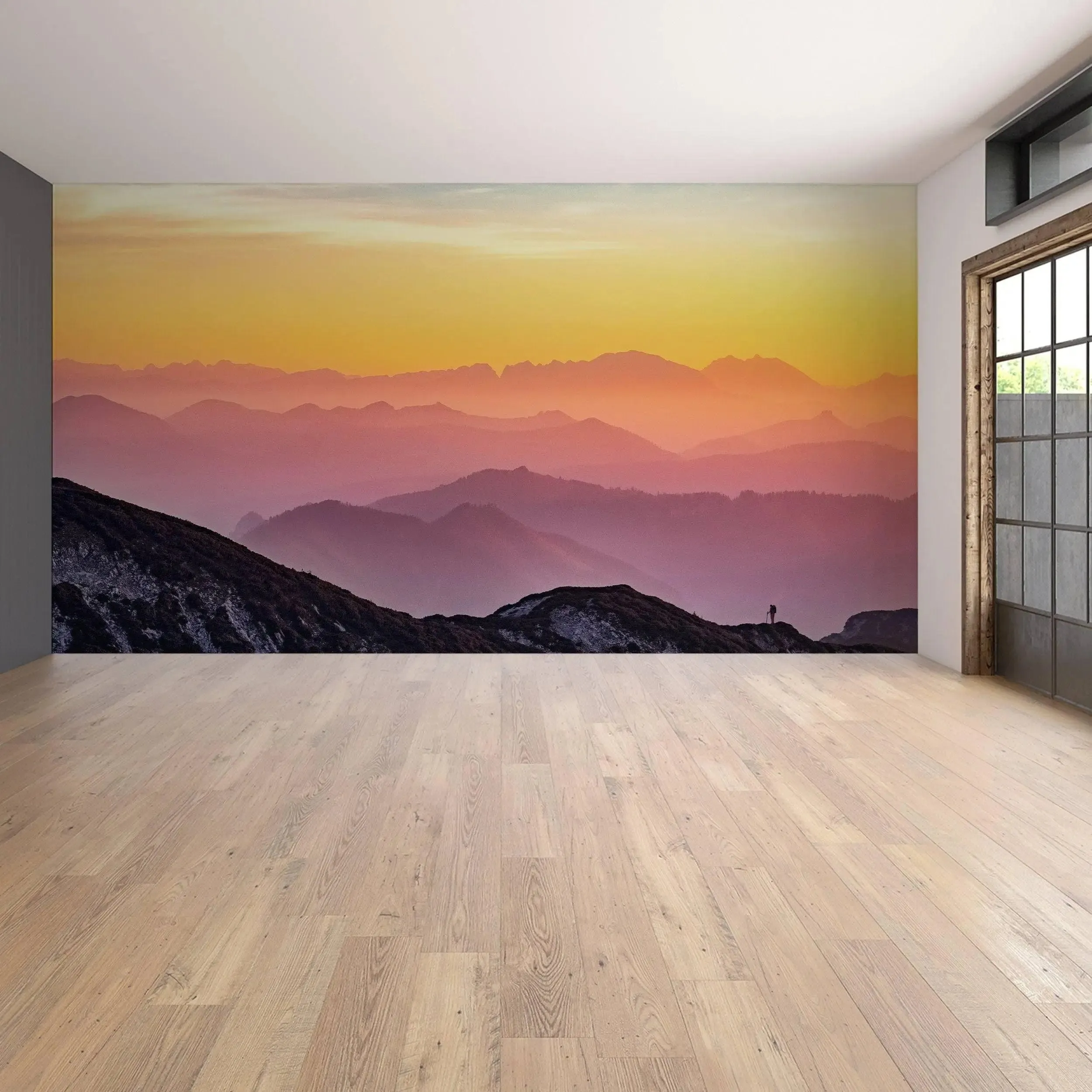 Nature's Serenade - Transformative Sunset Wall Decals