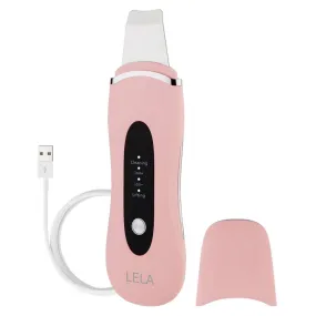 New - Spa Sciences LELA Ultrasonic Facial Spatula System - Pink