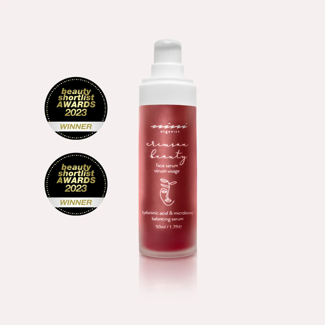 Nini Organics Crimson Beauty Hyaluronic Acid Face Serum