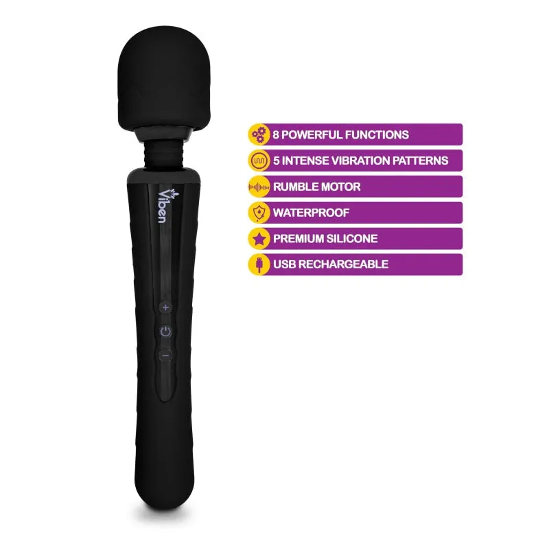 Obsession - Black - Intense Wand Massager