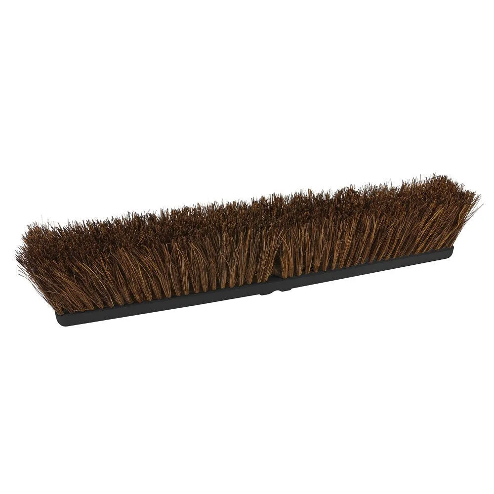 O'Cedar® 24" Rough Sweep Palmyra Bristle Push Brooms (#27100-6) - Pack of 6