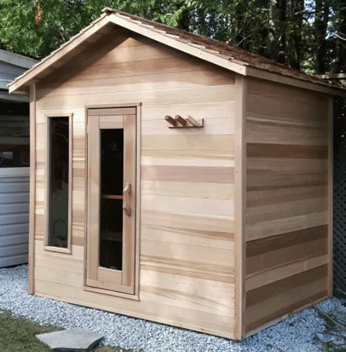 Outdoor Cabin Sauna 6 x 8