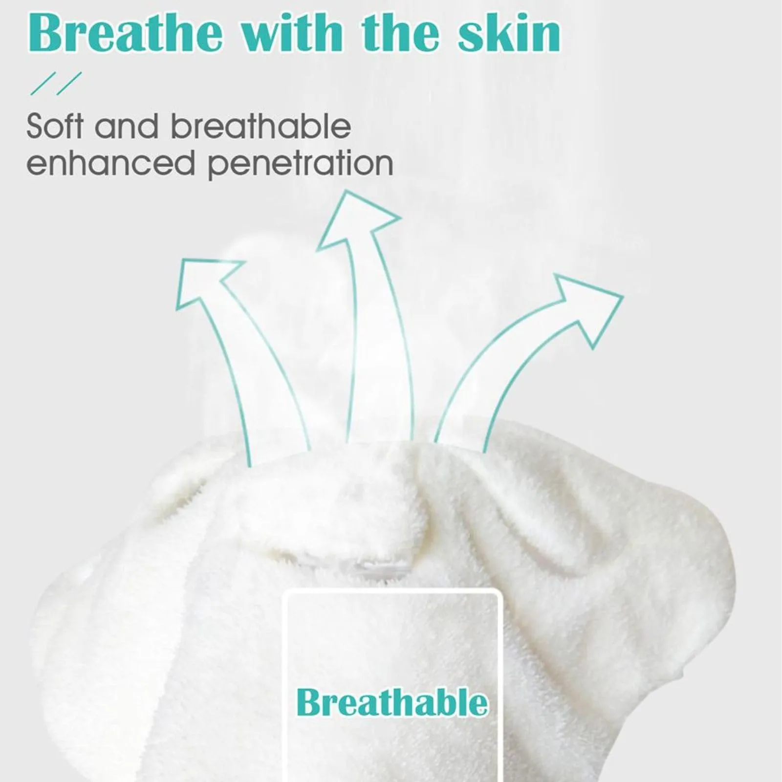 Pack of 1 - Reusable Face Towel Masks Cold Hot Anti-Aging Facial Steamer Towel Mask Moisturizing Rejuvenation Beauty Skin Care Spa Towels