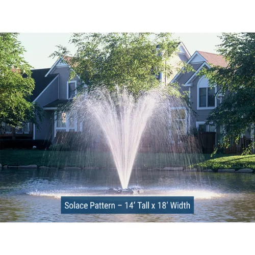 Palatial Display Solar Pond Fountain