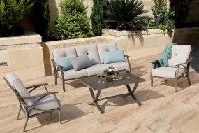 Patio Time Huron 4-piece Aluminum Sofa Set