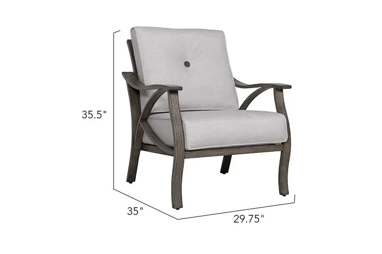 Patio Time Huron 4-piece Aluminum Sofa Set