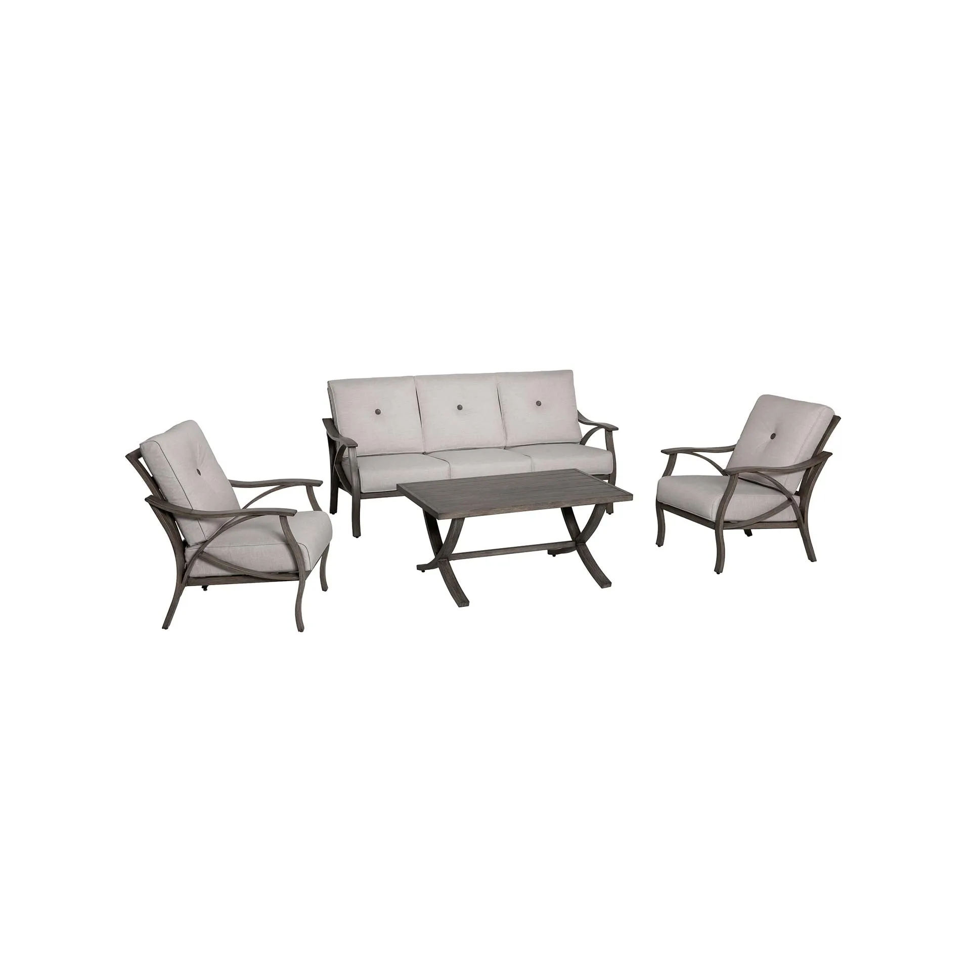 Patio Time Huron 4-piece Aluminum Sofa Set