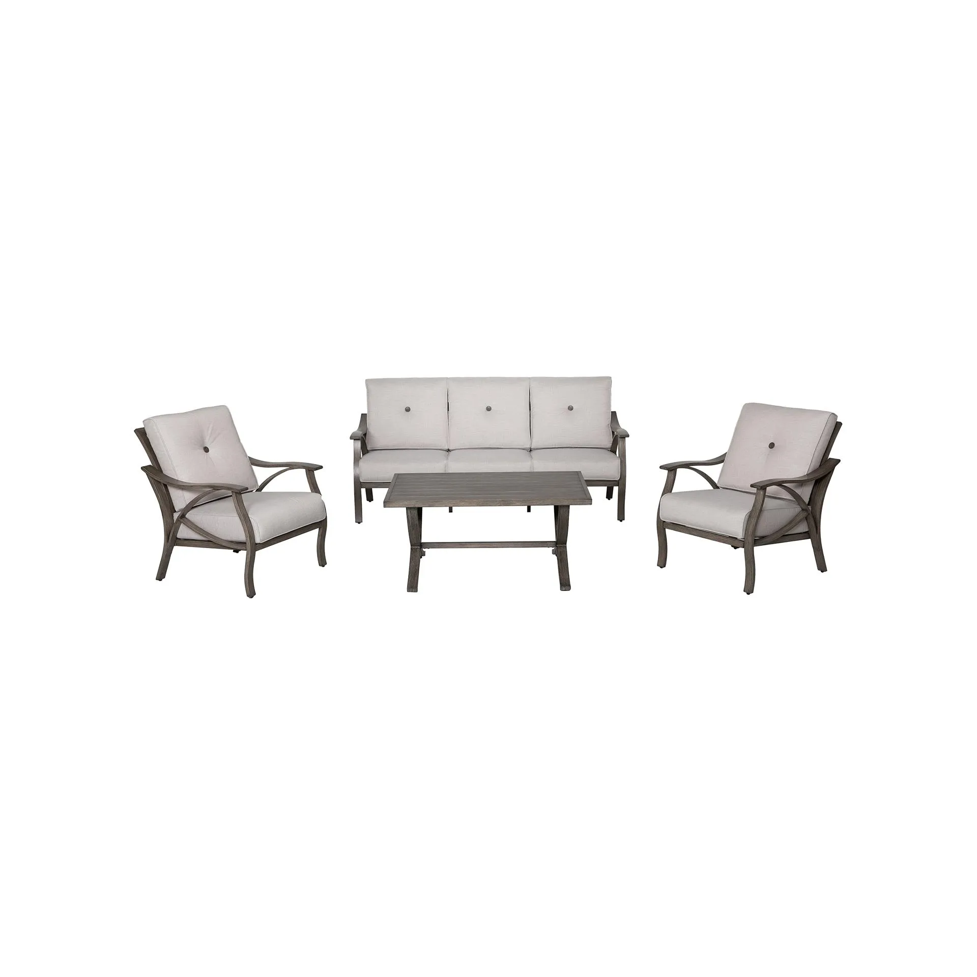 Patio Time Huron 4-piece Aluminum Sofa Set