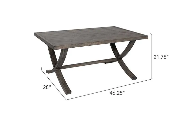 Patio Time Huron 4-piece Aluminum Sofa Set