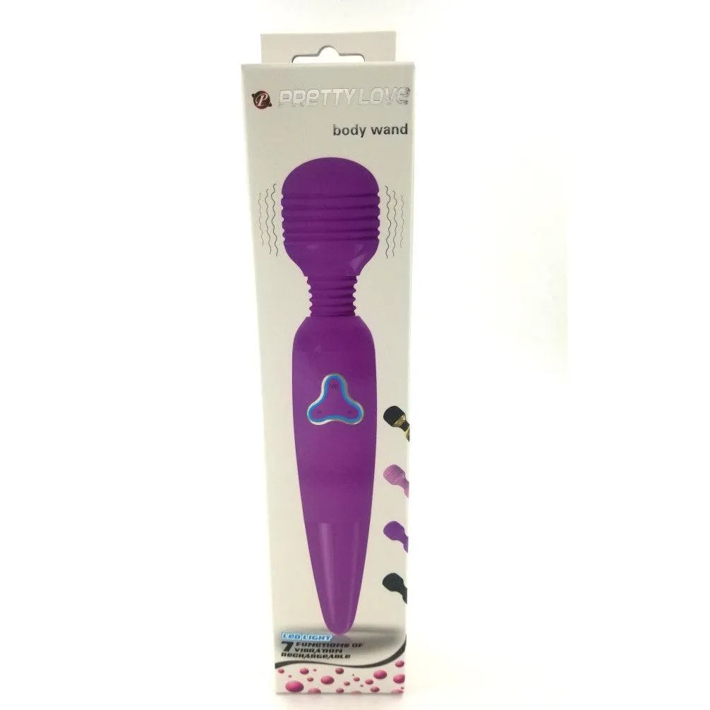 Pretty Love Body Wand With Led Light - Black