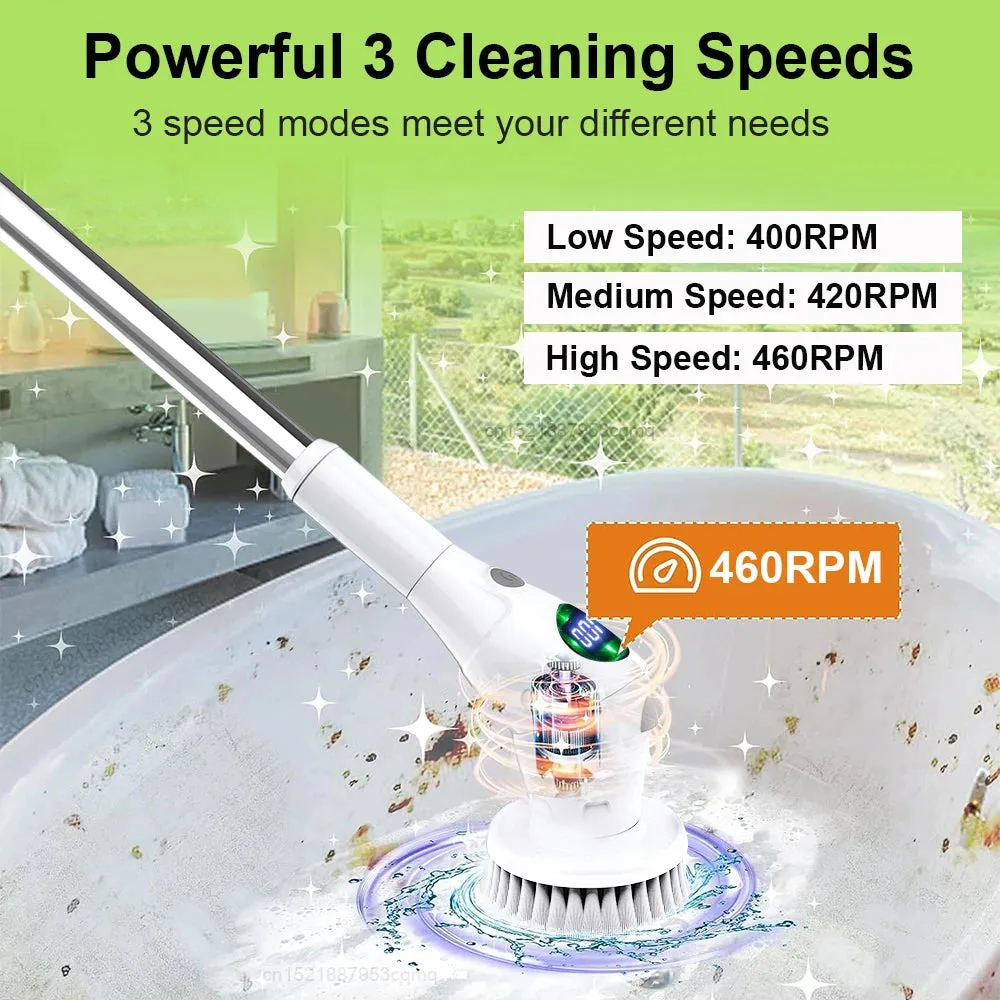 "8-in-1 Wireless Electric Cleaning Brush for Home"