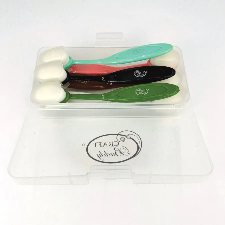 "Neutrals" Craft Buddy Ink Heads Blending Brushes Set of 6