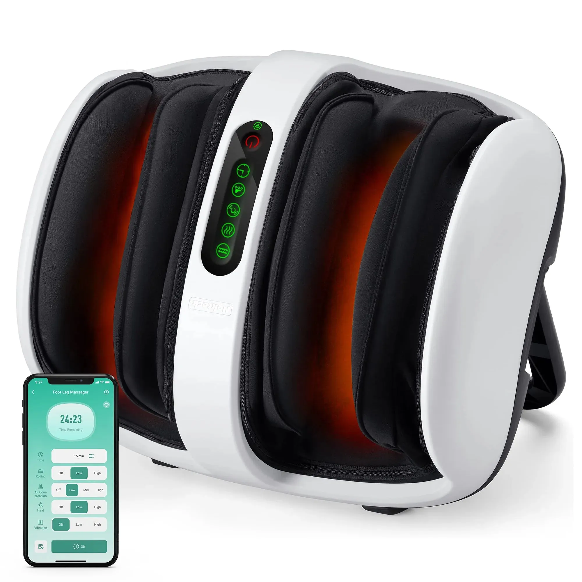 "Revitalize Your Feet with the Nekteck Smart Shiatsu Foot & Calf Massager – Relaxation Made Simple!"