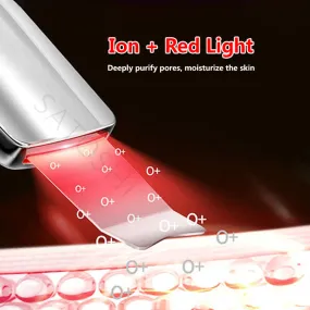 Satoshi Premium Ultrasonic Exfoliating Ion Facial Scrubber Beauty Device Facial Tools Blackhead Remover with LED