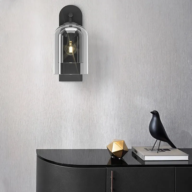 Scandinavian Postmodern Double Glass Wall Lamps