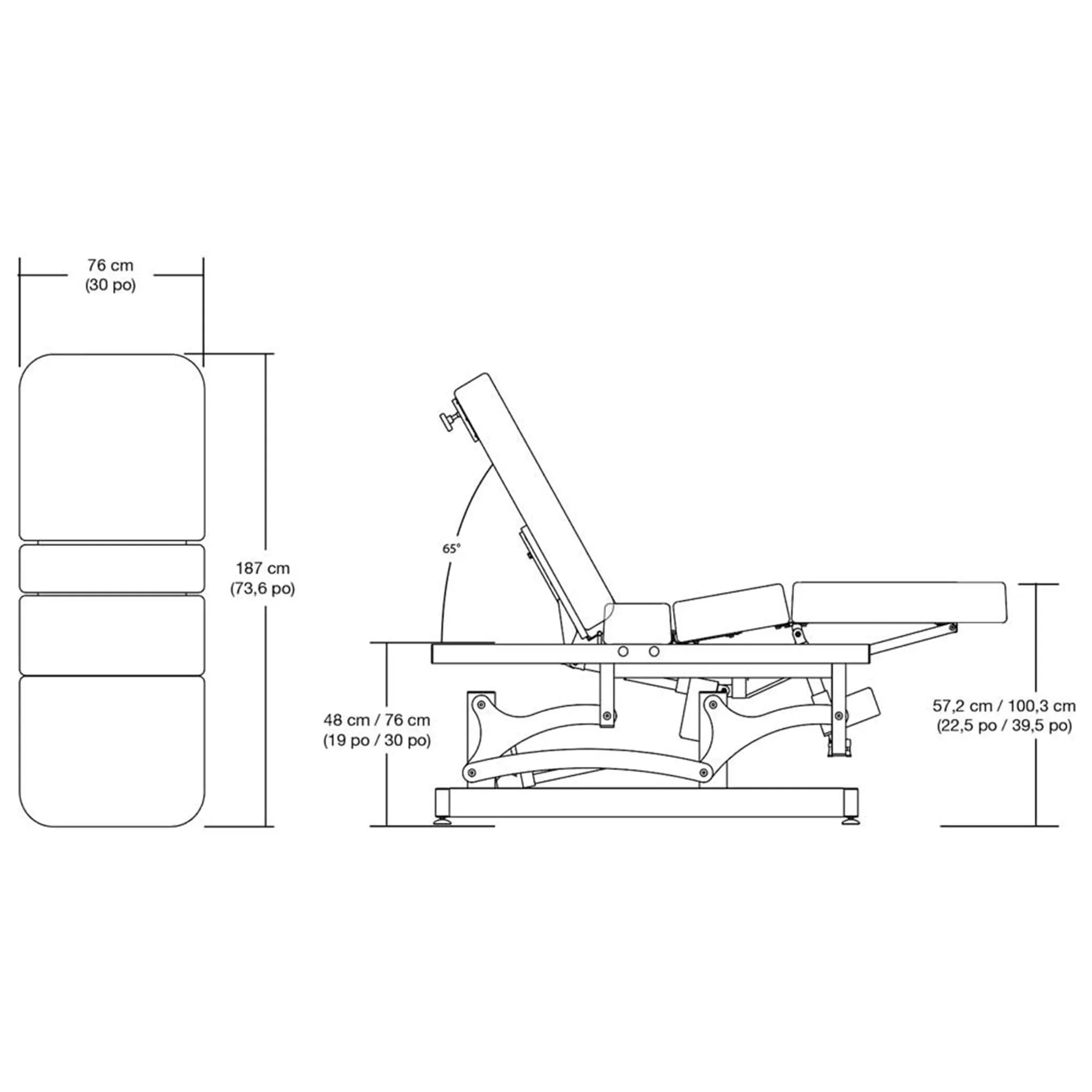 Silhouet-Tone Escape Electric Lift Spa Top Treatment Table